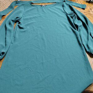 Long Sleeve Dress with Fabric Belt